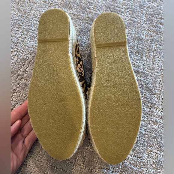 Steve Madden Alexia Leopard Print Espadrille Platform, Calf Hair Upper, NWOB, 6 - Picture 7 of 12